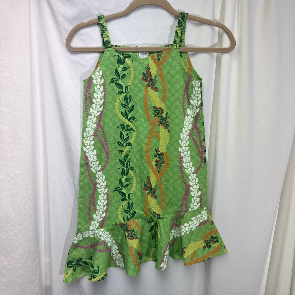 GIRL'S HAWAIIAN SUN DRESS BY KALA MADE IN HAWAII SIZE 6X Beach Cruise Party